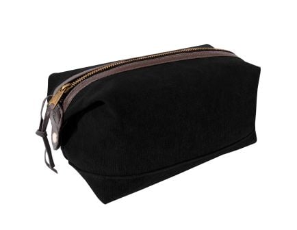 Rothco Canvas Leather Travel Kit - Black