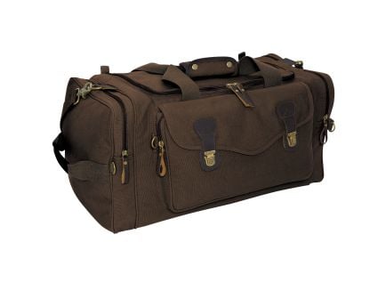 Rothco Canvas Long Weekend Bag - Brown