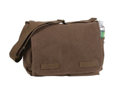 Rothco Classic Canvas Messenger Bag - Brown