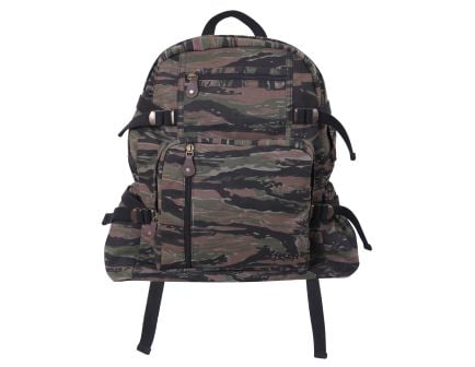 Rothco Jumbo Vintage Canvas Backpack - Tiger Stripe Camo