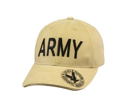 Rothco Vintage Deluxe Army Low Profile Insignia Cap