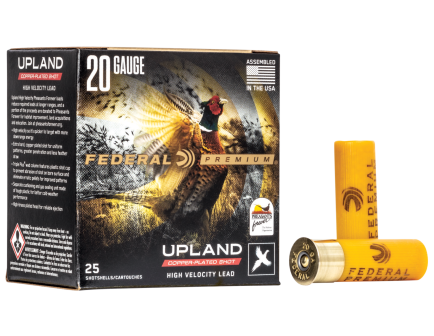 Federal Wing-Shok Pheasant 2.75" 1 oz 6 Shot 20ga Ammunition, 25rds - PF2046