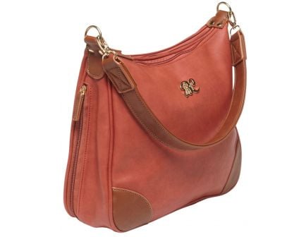 Bulldog Cases Hobo Purse w/ Holster, Brick Red with Tan Trim - BDP-016