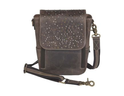 Gun Tote'n Mamas Smith & Wesson MP Shield Holster Ambidextrous Buffalo Leather, Distressed Brown