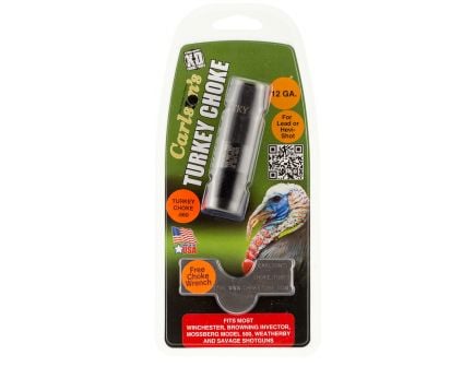 Carlson's Choke Tubes 12 Gauge Turkey Winchester - Browning Inv - Moss 500 Extended Choke Tube, Matte Blue - 19892