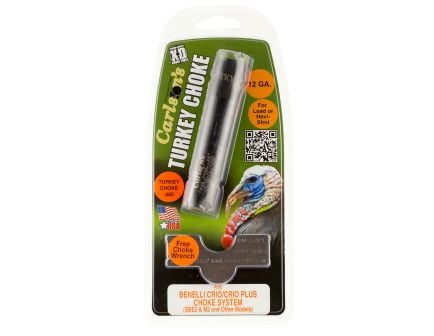 Carlson's Choke Tubes 12 Gauge Turkey Benelli Crio Plus Extended Choke Tube, Matte Blue - 67002