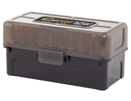 Caldwell AR-15 Mag Charger .223 Rem/5.56/.204 Ruger 50 Round Ammo Box, Translucent Black, 5/pack - 397623