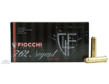 Fiocchi 7.62mm Nagant 97gr FMJ Ammunition 50rds - 762A