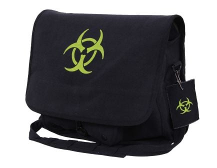 Rothco Bio-Hazard Vintage Canvas Messenger Bag