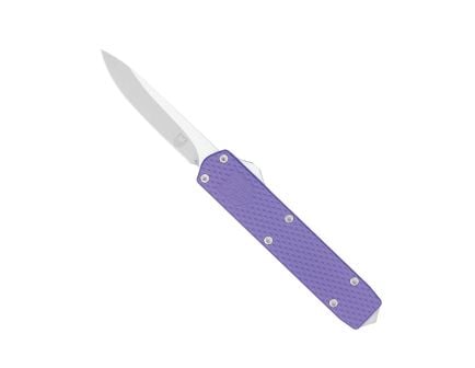 CobraTec Knives Mini Mamba Gen 2 Folding/OTF Knife Drop Point Purple - Compact Design, Perfect for Everyday Carry - MNPURMGEN2DNS
