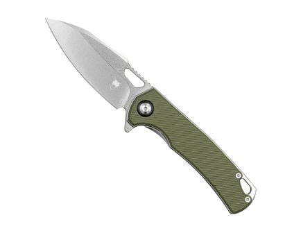 CobraTec Knives Wolverine Folding Knife Drop Point OD Green - Reliable Locking Mechanism, Perfect for Tactical and Outdoor Use - CTWOLVERINEGRN