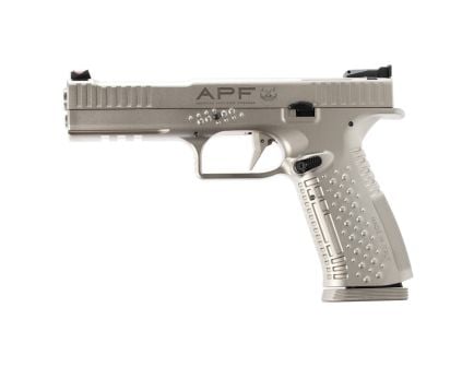American Precision Firearms Strike One Ergal 9mm 5" 10rds, Silver
