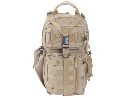 Allen Lite Force Tactical Backpack, 18" x 9.75" x 7.5", Tan - 10855