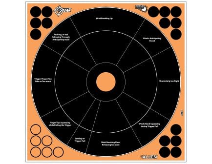 Allen EZ AIM Adhesive Paper Target - 15248