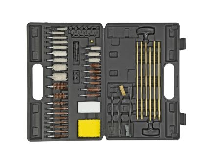 Allen Krome Stronghold Universal Gun Cleaning Kit, 60 Pieces & Molded Case - 70604