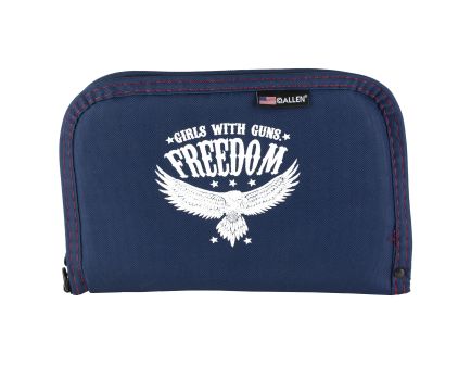 Allen Girls with Guns Pistol Case, 10", Blue - 9071