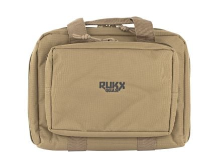 American Tactical Double Pistol Case, Tan - ATICTDPCT