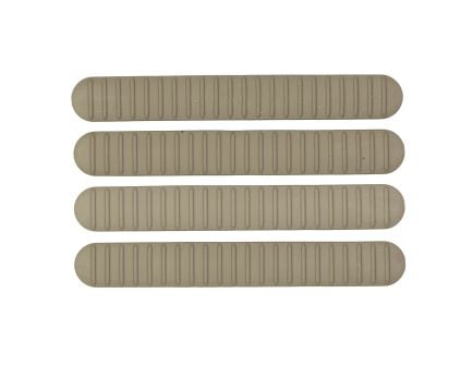 B5 Systems Rail Covers, 4 Pack, Fits M-LOK Rails, Matte, Flat Dark Earth