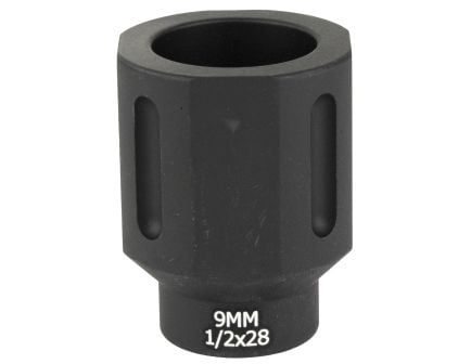 Battle Arms HEX FLASHCAN, Blast Diverter, 9mm, 1/2X28 Threaded - BADFLASHCAN612x28