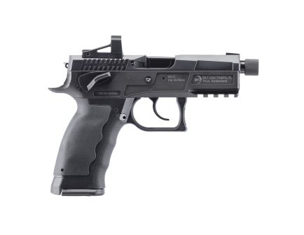 B&T Mark II 9mm Pistol, 4.3" Barrel, Adjustable Sights, Black - BT510002