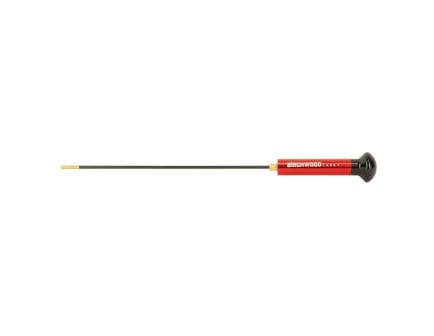 Birchwood Casey Premium Carbon .22 Cal 12" 1-Piece Cleaning Rod, Black/Red
