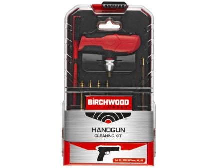 Birchwood Casey Universal Handgun Cleaning Kit, 16 Pieces, Custom Handle
