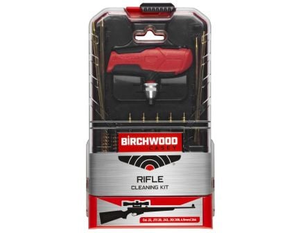 Birchwood Casey Universal Rifle Cleaning Kit, 21 Piece, Unique Handle