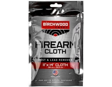 Birchwood Casey Cloth, Rust & Lead Remover, 11" X 14" - BCRLREM