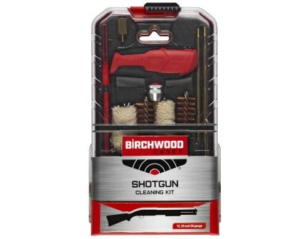 Birchwood Casey Universal Shotgun Cleaning Kit, 17 Pieces, Custom Handle