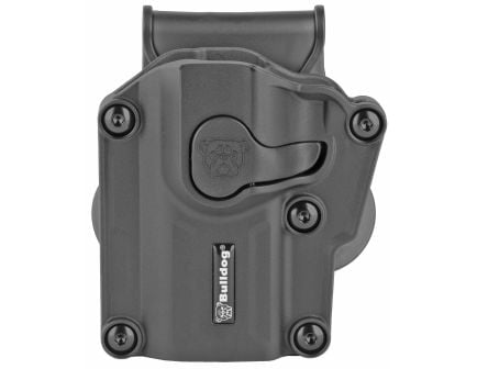 Bulldog Cases Max Multi-Fit Polymer Holster w/ Paddle, Left Hand, Black