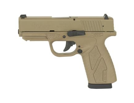 Bersa Conceal Carry 9mm Pistol, 3.3" Barrel, Fixed Sights, Flat Dark Earth - BP9FDECC