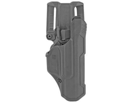 Blackhawk! T-Series Right Hand Duty Holster for Glock 17, Black - 44N100BKR