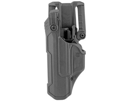 BLACKHAWK T-Series L3D, Duty Holster, Left Hand, Black Finish, Fits Glock 17/22/31