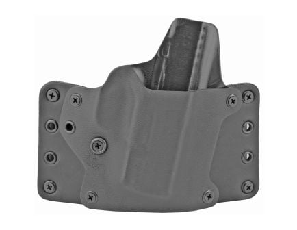 Black Point Tactical Leather Wing OWB Right Hand Holster for Springfield Hellcat, Black - 122227
