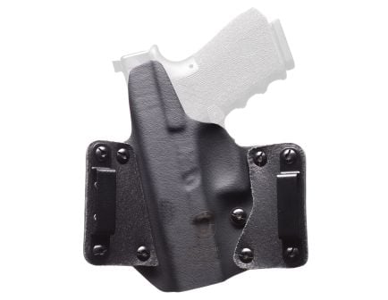 Black Point Tactical Leather Wing OWB Right Hand Holster for FN 509, Black - 158478
