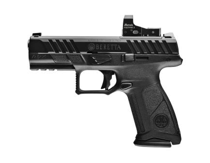 Beretta APX 9mm Pistol, 4.25" Barrel, NS Front Only Sights, Black - SPEC0703A