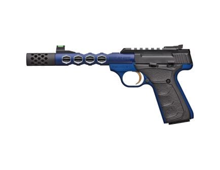 Browning Buck Mark .22LR Pistol, 5.875" Barrel, Adjustable Fiber Optic Sights, Blue - 51562490