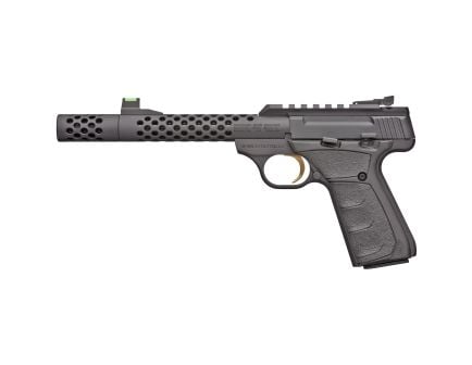 Browning Buck Mark .22LR Pistol, 5.875" Barrel, Adjustable Fiber Optic Sights, Black - 51574490