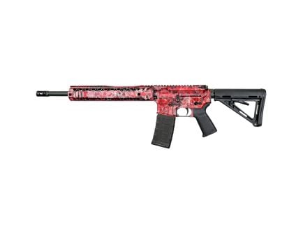 Black Rain Ordnance .223 Remington AR Rifle with 16" Barrel, Black, Red - BROCRYPTRED