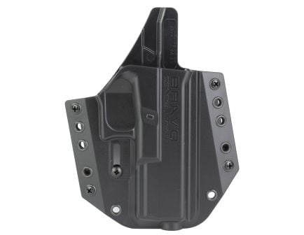 Bravo Concealment Right Hand OWB Concealment Holster for Glk 17, Black - BC101002