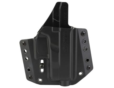 Bravo Concealment Right Hand OWB Concealment Holster for Glock 26, Black - BC101003