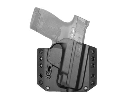 Bravo Concealment Right Hand OWB Concealment Holster for S&W M&P Shield 9/40, Black - BC101012