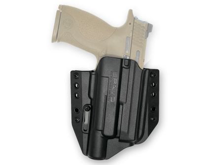 Bravo Concealment Right Hand OWB Concealment Holster for S&W M&P 9/40 Compact, Black - BC301008