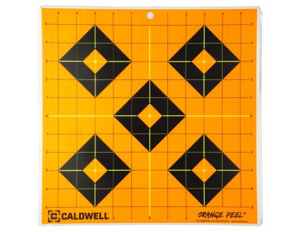 Caldwell Sight-In Target, 12", Orange/Black, 5-Pack 1166104