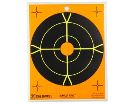 Caldwell Bullseye Target, 5.5", Orange/Black, 10-Pack 1166107