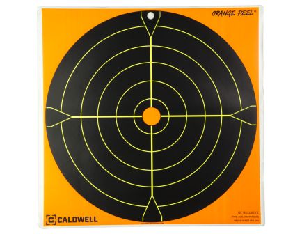 Caldwell Bullseye Target, 12", Orange/Black, 5-Pack 1166111