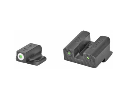 CANIK Tritium Pro Night Sights, Fit Canik TP9, Green Lamps, White Ring around Front Lamp
