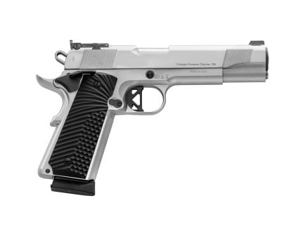 Charles Daly .45 ACP 1911 Pistol, 5" Barrel, Adjustable Rear Sights, Silver - 440.147