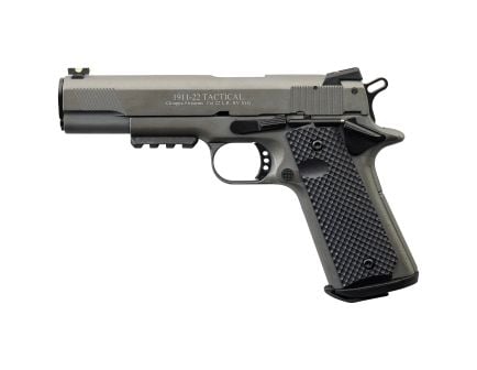 Chiappa .22LR 1911 Pistol, 5" Barrel, Fiber Optic Sights, Gray - 401.143