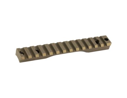 Christensen Arms 1 Piece Base, Burnt Bronze, Cerakote, 20MOA, for Remington 700 Short Action
